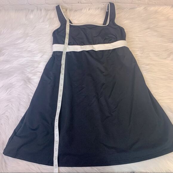Lands’ End Dresskini Long Dress Swimsuit Size 6 N0269 - Picture 2 of 6